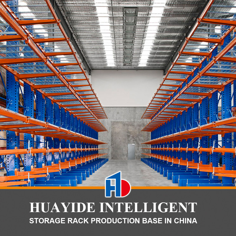 B23 Entrepôt industriel lourd, rayonnages à porte-à-faux simples ou à double face pour le stockage de tuyaux