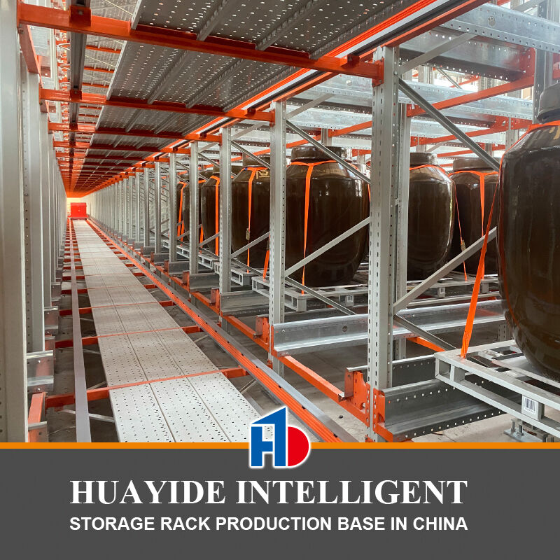 Système de stockage en entrepôt tridimensionnel pour véhicules de transport et navettes Système automatisé de stockage et de récupération ASRS