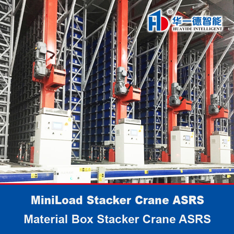 MiniLoad Stacker Crane ASRS Material Box Stacker Crane‌ Système automatique de stockage et de récupération
