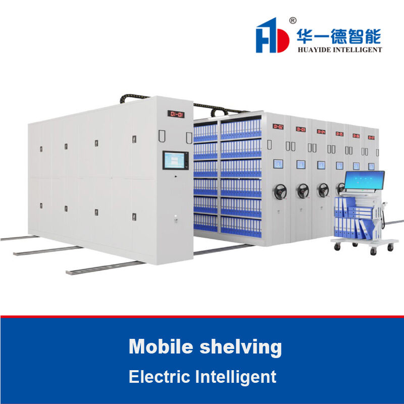Étagères électroniques mobiles intelligentes Étagères de stockage d'archives intelligentes Étagères en acier Bibliothèques intelligentes compactes Étagères Systèmes de stockage
