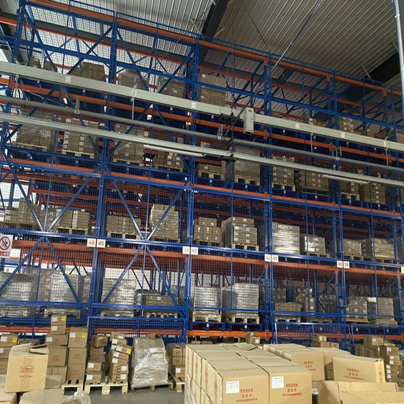 Q235 Rack de stockage de palettes en acier lourd 76,2 mm Système de rangement de palettes sélectif